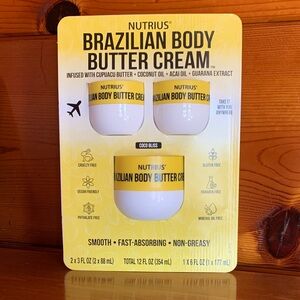 Brazilian Body Butter Cream - Yellow